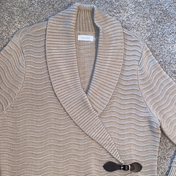Calvin Klein Tan Sweater Dress - Picture 6 of 6